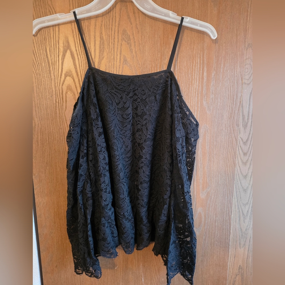 New York & Company Black Lace Spaghetti Strap Cami - Picture 4 of 4